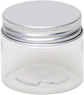 1x Kunststof mini weckpot/inmaakpot 50 ml met schroefdeksel - Action products