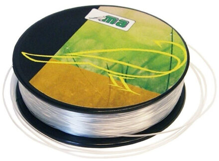 1x Nylon hobby binddraad/etalagedraad 0.3 mm x 25 meter op rol - Transparant - Sieradendraad - Visdraad - Nylon draad op rol