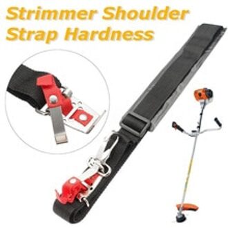 1x Nylon Rvs Universele Enkele Schouder Padded Harness Strap Voor Bosmaaier Trimmer Voor Stihl