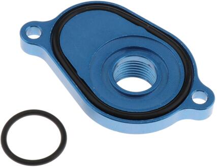 1x Oliekoeler Back Flush Adapter Voor Ford F-250 Super Duty 6.0L 03-07 + 2 Pakkingen 1/2 "npt