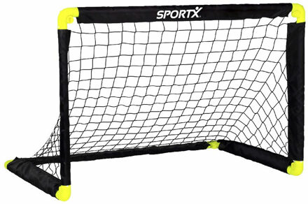 1x Opvouwbaar voetbaldoel 99 cm - Inklapbare voetbaldoelen - Kinderspeelgoed - Buitenspeelgoed Multikleur