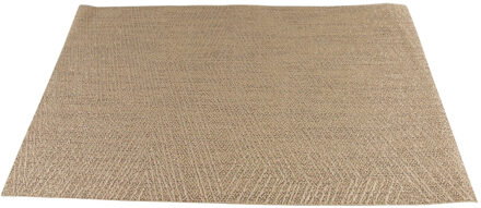 1x Placemats/onderleggers goud 30 x 45 cm Goudkleurig