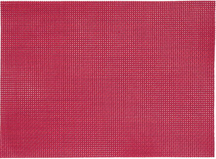 1x Placemats rood geweven/gevlochten 45 x 30 cm