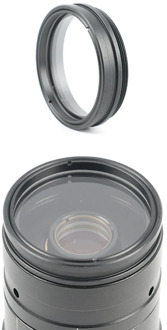 1X Protection Barlow Auxiliary Objective Glass Lens Prevent Soot For 200X 180X 120X 300X C MOUNT Lens Video Microscope Camera