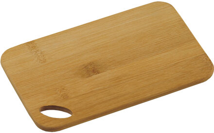 1x Rechthoekige bamboe houten snijplanken - Snijplanken Bruin