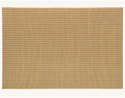 1x Rechthoekige placemats goud kunststof 45 x 30 cm Goudkleurig