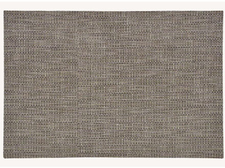 1x Rechthoekige placemats lurex bruin/goud kunststof 45 x 30 cm - Placemats