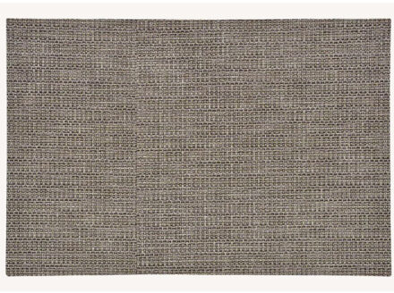 1x Rechthoekige placemats lurex bruin/goud kunststof 45 x 30 cm - Placemats