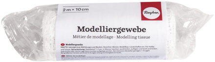 1x Rol gips gaas/gipsverband 10 cm x 200 cm Wit