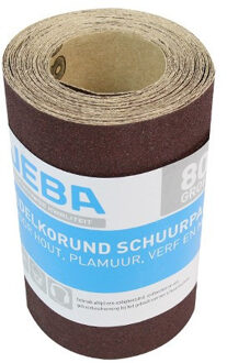 1x rol Schuurpapier - Grof - P80 - 110mm x 4,5 meter - Korrelgrofte 80