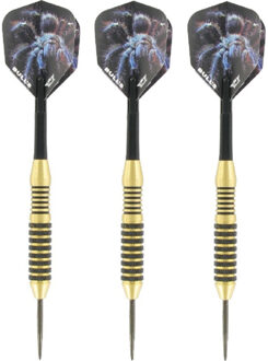 1x Set van dartpijltjes met Tarantula flights 24 grams - Dartpijlen Multikleur