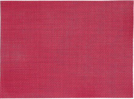 1x stuk Placemats rood gevlochten/geweven print 45 x 30 cm - Placemats