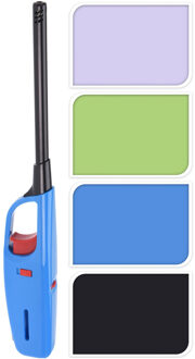 1x stuks gas/bbq/keuken aanstekers navulbaar 32 cm