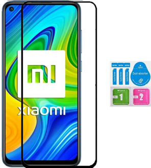 1x tempered glass for for XIAOMI REDMI NOTE 9 full screen Protector LCD Kit