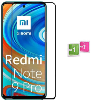 1x tempered glass for XIAOMI REDMI NOTE 9 PRO full screen Protector LCD