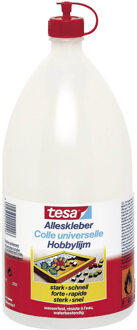 1x Tesa alleslijm 1750 gram knutselbenodigdheden - Hobbylijm