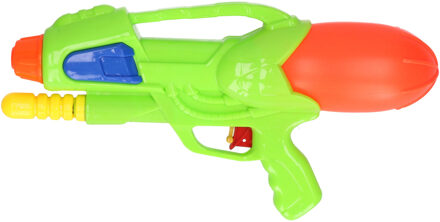 1x Waterpistolen/waterpistool groen van 30 cm kinderspeelgoed