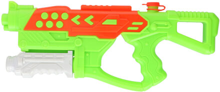 1x Waterpistool/waterpistolen 42 cm groen - Waterpistolen