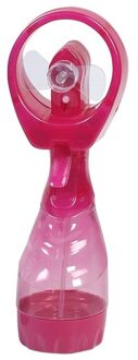 1x Watersproeier strand ventilator roze 28 cm - Ventilatoren