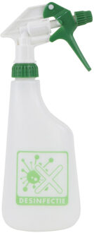 1x Waterverstuivers/watersproeiers desinfectie spray 0,6 liter inhoud - Plantenspuiten Multikleur