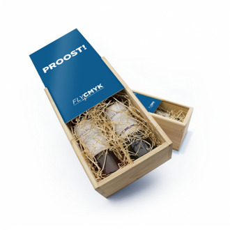 1x wijnkist bedrukken in lage en hoge oplagen - bestel hier jouw wijnkist met logo! drukken