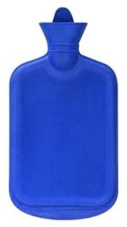 1x Winter waterkruik blauw 2 liter - Kruiken