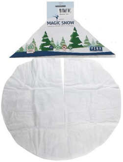 1x Witte milieubewuste kerstboomrok 100 cm - Kerstboomrokken