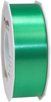 1x XL hobby/decoratie turquoise kunststof sierlinten 4 cm/40 mm x 91 meter