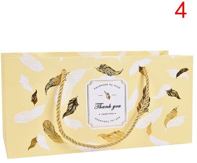 1Xcreative Flamingo Geschenkdoos Marmer Papieren Zak Nougat Cookies Tassen Bruiloft Chocolade Cake Verpakking Papier Dozen Feestartikelen 4