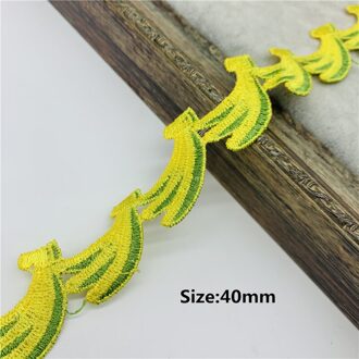 1Yard 40Mm Fruit Vormige Kant Trim Voor Breien Bruiloft Geborduurde Lint Diy Handgemaakte Patchwork Naaien Leveringen Ambachten 07