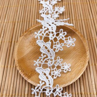 1Yard Kant Roosjes Diy Kleding Accessoires 3.4Cm Kinderen Ondergoed Accessoires Decoratieve Stof Materialen Kant Lint 1 Yard / LA-2-06-A