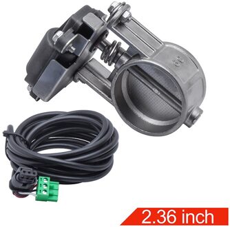2.0 & 2.36 & 2.5 & 3.0Inch Maat Uitlaat Knipsel Klep, Elektrische Klep Controle Met Afstandsbediening enkel en alleen 2.36 duim valve