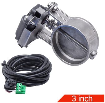 2.0 & 2.36 & 2.5 & 3.0Inch Maat Uitlaat Knipsel Klep, Elektrische Klep Controle Met Afstandsbediening enkel en alleen 3 duim valve