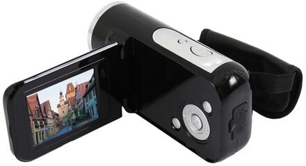 2.0 "Draagbare Digitale Video Camera 16MP 4X Zoom Camcorder Mini Video Camera Dv Dvr-Zwart