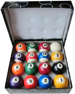 2-1/4inch Biljart Pool Ball compelete Set, 16 stks/doos pooltafel Bal Product