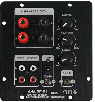 2.1 Subwoofer Speaker Amplifier Board TPA3118 o 30Wx2 +60W Sub AMP with Independent 2.0 Output