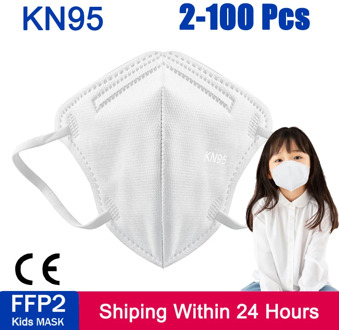 2-100 Pcs FFP2 Kid Masks KN95 Children's Masks masque Reusable Protective Face Mask maske 95% Filtration Mascarillas tapabocas