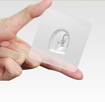 2-10Pcs Anti-Slip Haken Herbruikbare Transparante Traceless Muur Opknoping Haken Zuignap Hanger Muur Haak Zware 2stk