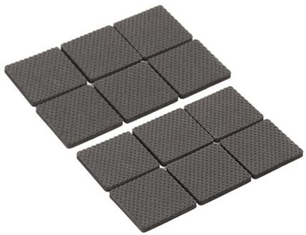 2/12/30/48Pcs Stoelpoot Pads Ronde Bodem Anti-Slip Pad Rubber Voeten Floor protectors Voor Meubels Benen Tafelpoot Cover plein 12 stukken