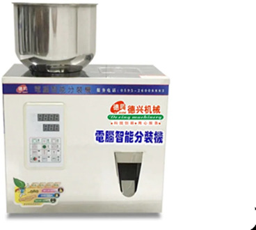 2-120g Small Scale Grain weighing and filling machine granule powder tea packing machine
