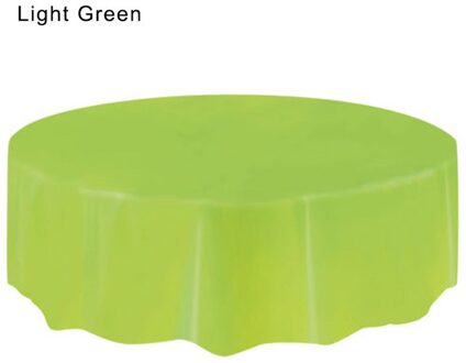 2.13 M Grote Plastic Ronde Tafel Dekken Doek Vegen Schoon Party Tafelkleed Covers Tafelkleed Schoorsteenmantel Mesa groen