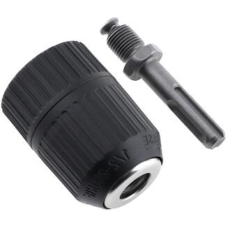 2-13 Mm Zelfsluitende Keyless Sleutel Boorkop Impact Hamer Conversie Boor Houder Met Vierkante Handvat drijfstang