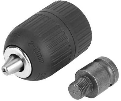 2-13Mm Snelspanboorhouder 1/2-20UNF Met 1/2 Chuck Adapter Voor Slagmoersleutel Conversie Keyless Chuck