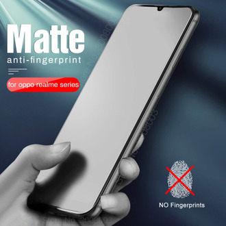 2-1Pcs 9d frosted matte tempered glass for oppo a5 a9 2020 realme x lite xt x2 realmi c3 5 6 pro 5i 6i screen protectors film