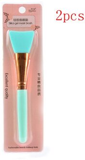 2/1pcs DIY Zachte Siliconen Gezichtsmasker Borstel Cosmetische Make-Up Borstel Skin Facial Foundation voor Vrouwen Lady Make- gereedschap 2stk