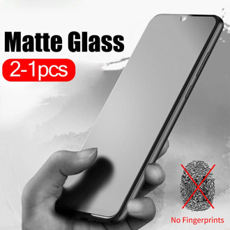 2-1pcs Frosted Matte tempered glass For huawei p40 lite p30 light p20 pro on huawey p 40 30 20 p40lite p30lite protective Film