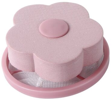 2/1Pcs Herbruikbare Wasmachine Drijvende Mesh Filter Bag Drijvende Huisdier Bont Catcher Haar Remover Tool Voor Wassen machine roze