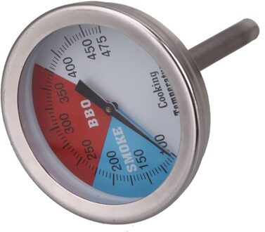 2-2 "475 Rwb Bbq Houtskool Grill Hout Roker Oven Pit Temp Gauge Thermometer