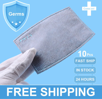 2-200PCS 5 Layers PM2.5 Filter Mask Activated Carbon Anti Haze Mouth Mask Anti Dust Air Face Mask Filter