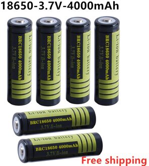 2-20Pcs 18650 Oplaadbare Batterijen 3.7V 4200Mah Li-Ion Lithium Bateria Voor Led Zaklamp Zaklamp Lithium Batterij + 10stk accu